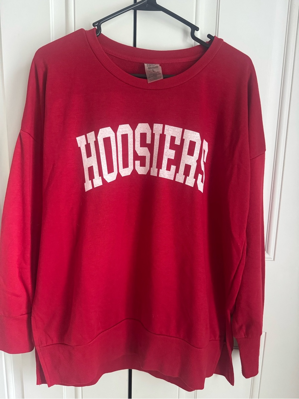 Hoosiers Red Crewneck Sweatshirt
